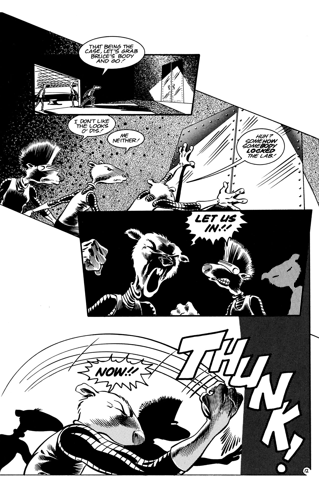 Read online Adolescent Radioactive Black Belt Hamsters comic -  Issue #8 - 13