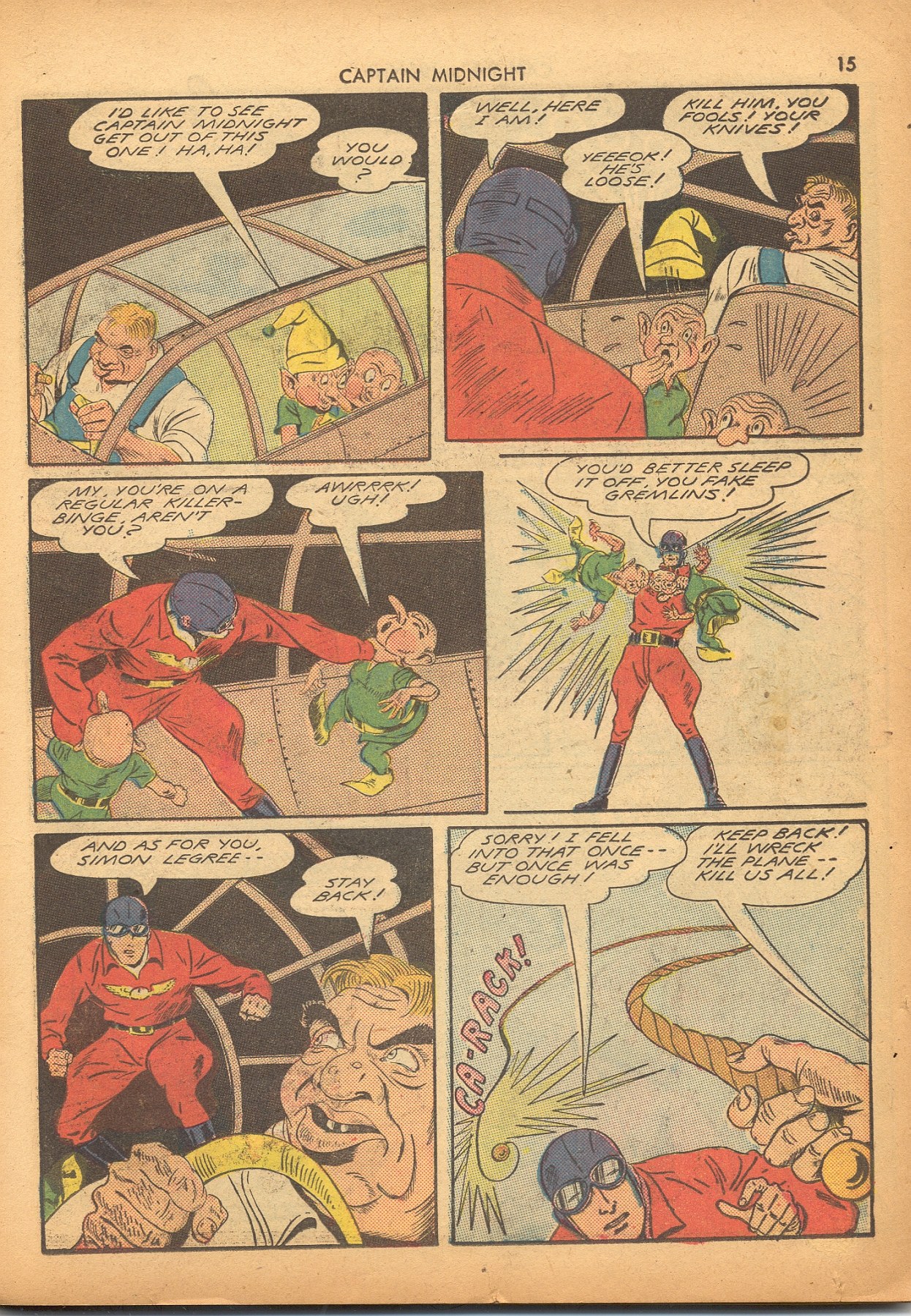 Read online Captain Midnight (1942) comic -  Issue #4 - 16