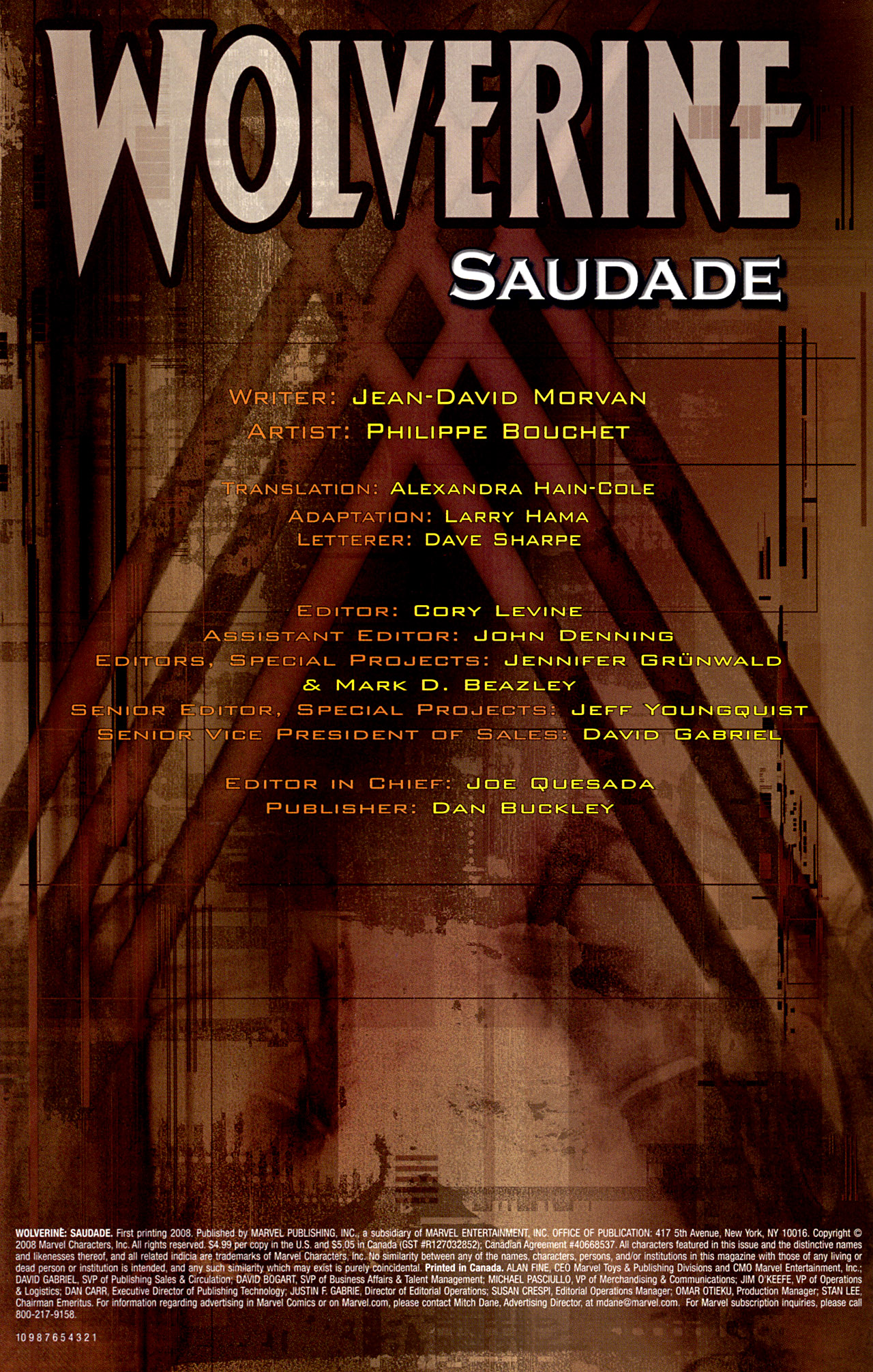 Read online Wolverine: Saudade comic -  Issue # Full - 2