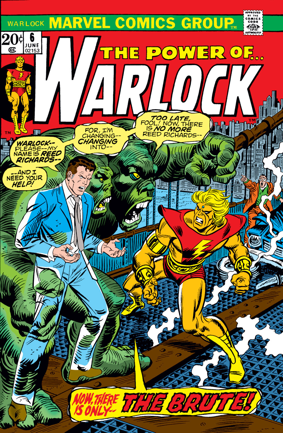 Read online Warlock (1972) comic -  Issue #6 - 1