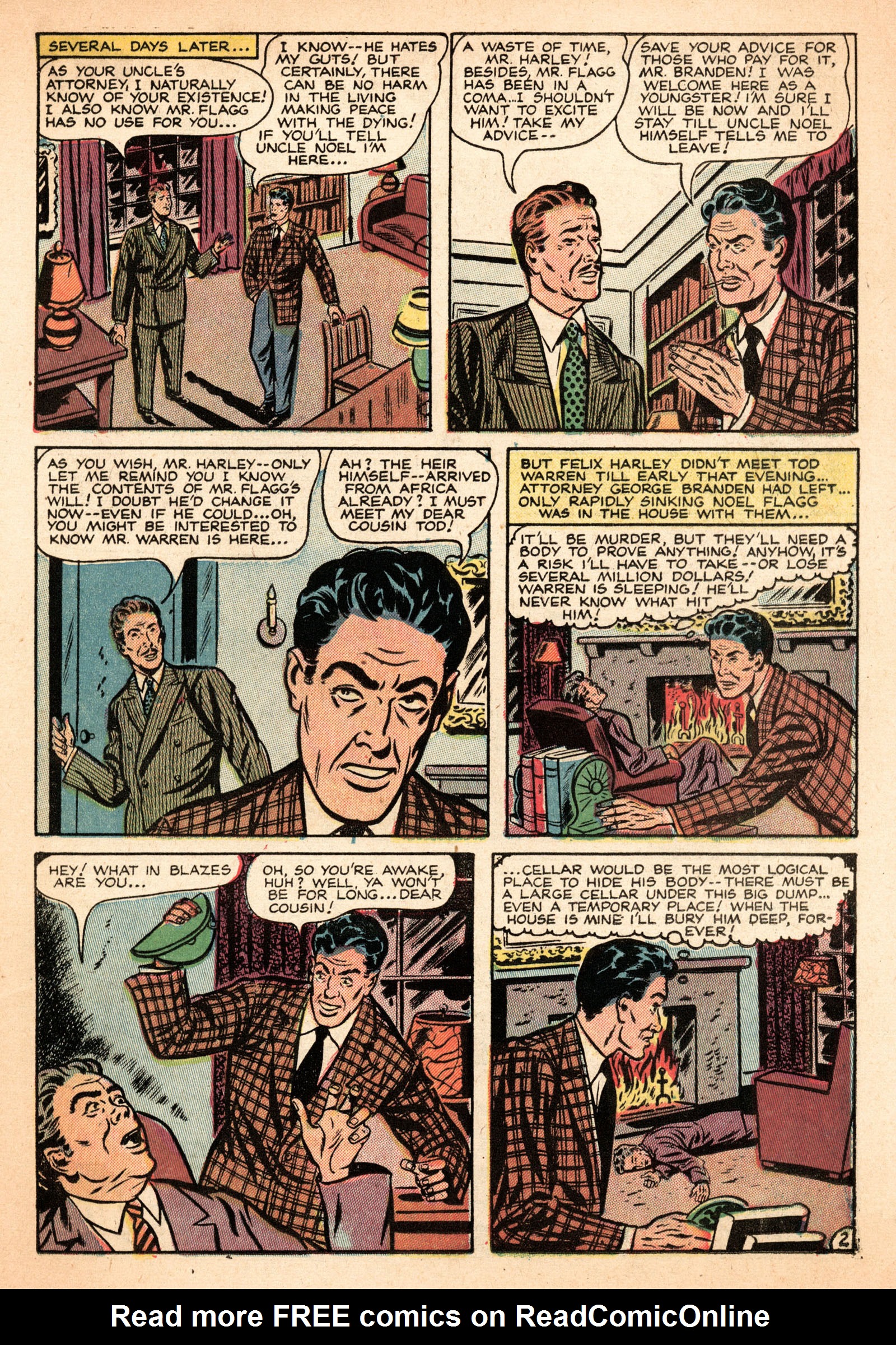 Read online Crime Cases Comics (1951) comic -  Issue #10 - 23