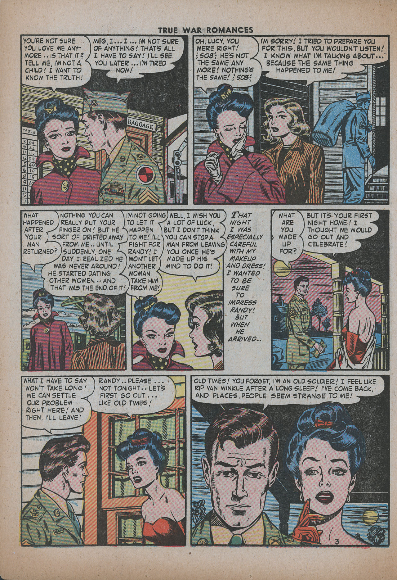 Read online True War Romances comic -  Issue #19 - 20