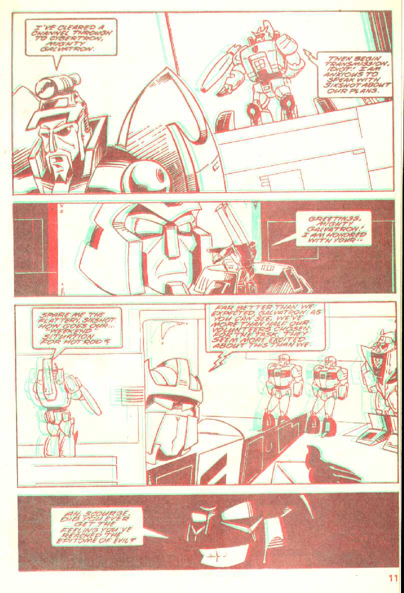 Read online The Transformers in 3-D comic -  Issue #1 - 12