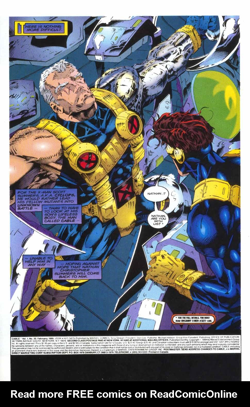 Read online Cable (1993) comic -  Issue #20 - 3