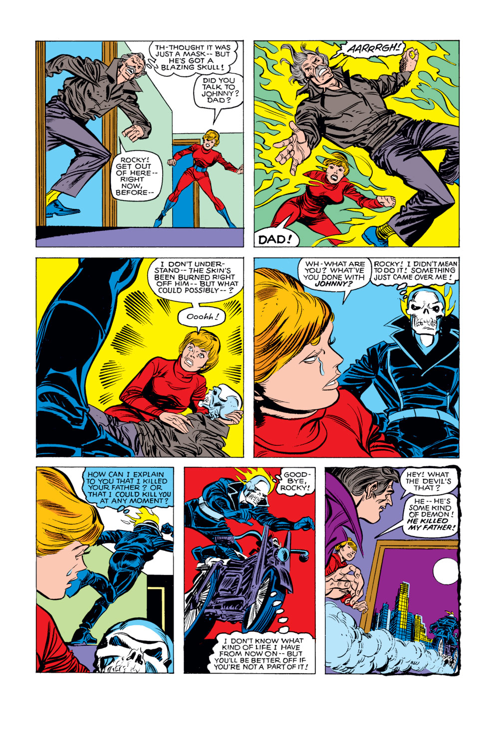 Read online What If? (1977) comic -  Issue #17 - Ghost Rider, Spider-Woman and Captain Marvel were villains - 8
