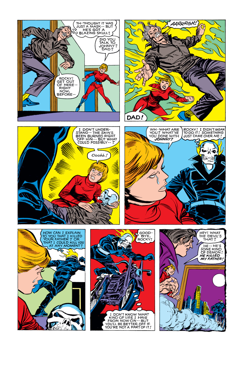 What If? (1977) issue 17 - Ghost Rider, Spider-Woman and Captain Marvel were villains - Page 8