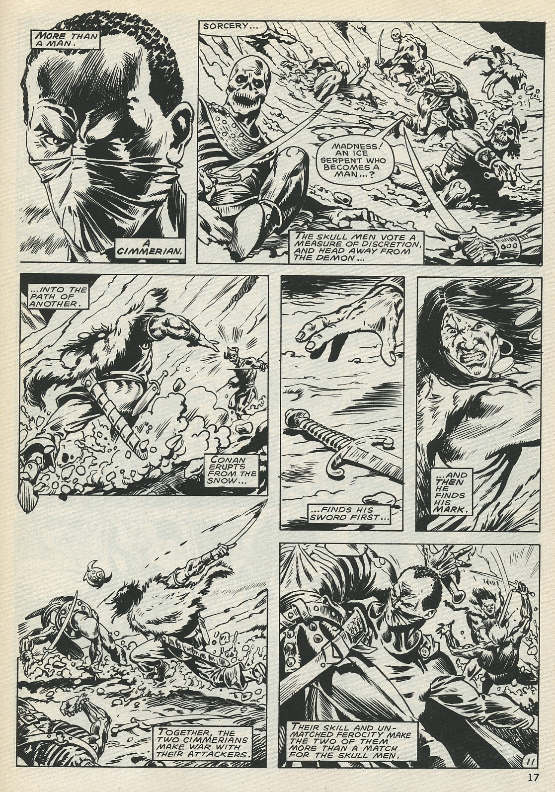 Read online The Savage Sword Of Conan comic -  Issue #128 - 16