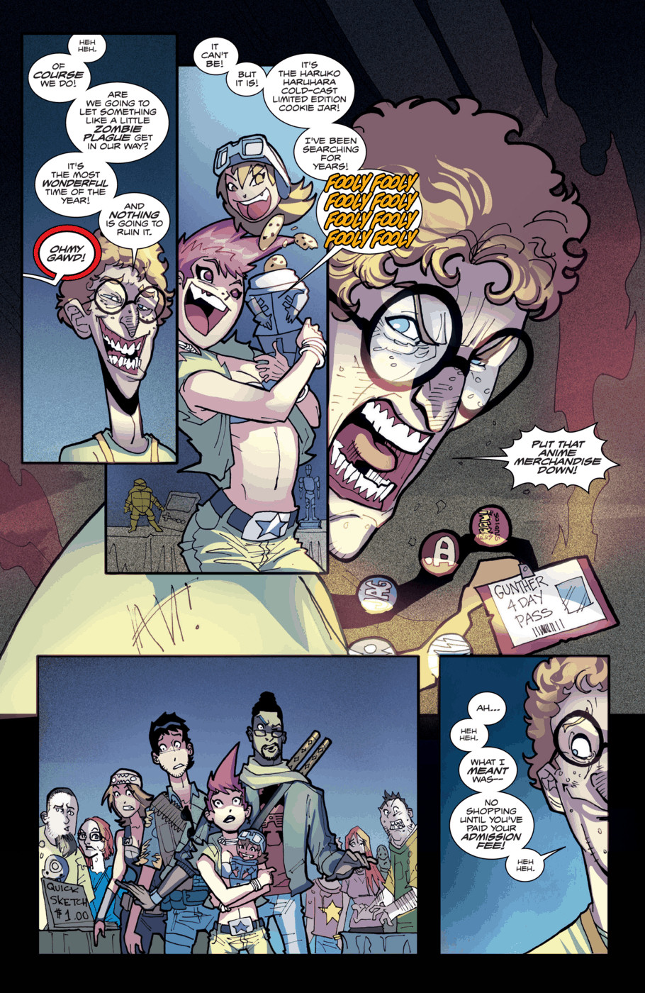 Read online Fanboys vs. Zombies comic -  Issue #7 - 10