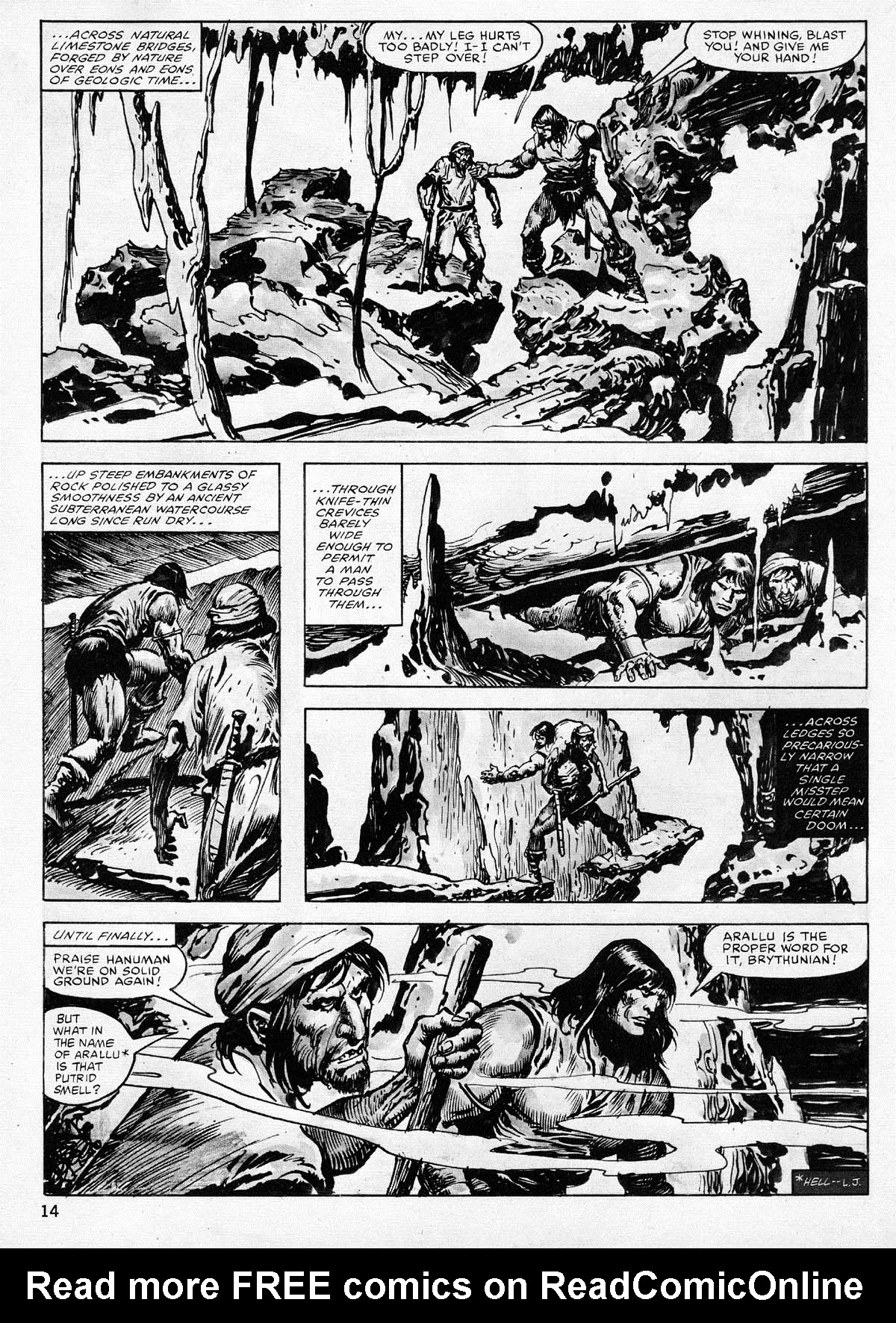 Read online The Savage Sword Of Conan comic -  Issue #77 - 14