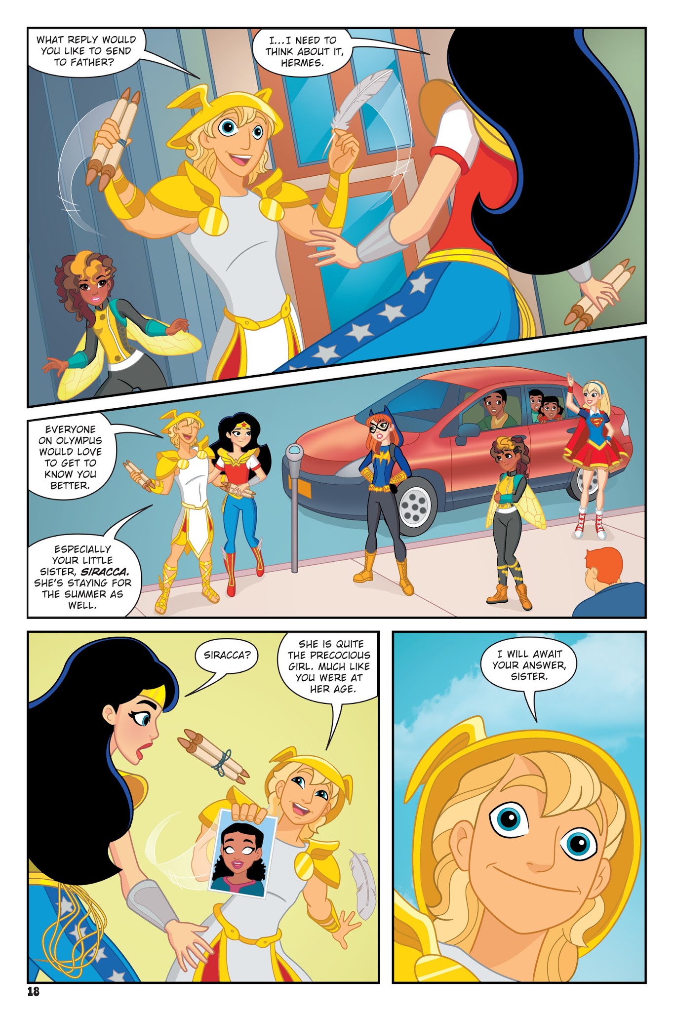 Read online DC Super Hero Girls: Summer Olympus comic -  Issue # TPB - 16