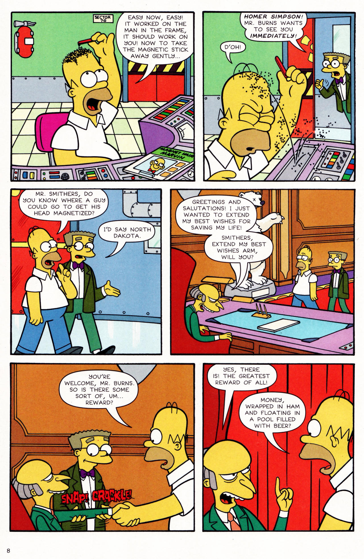 Read online Simpsons Comics comic -  Issue #134 - 7