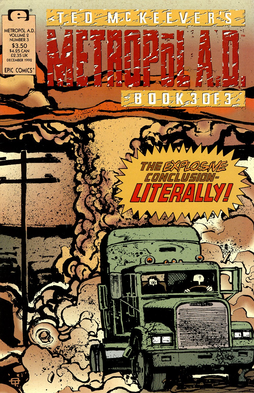 Read online Ted McKeever's Metropol AD comic -  Issue #3 - 1