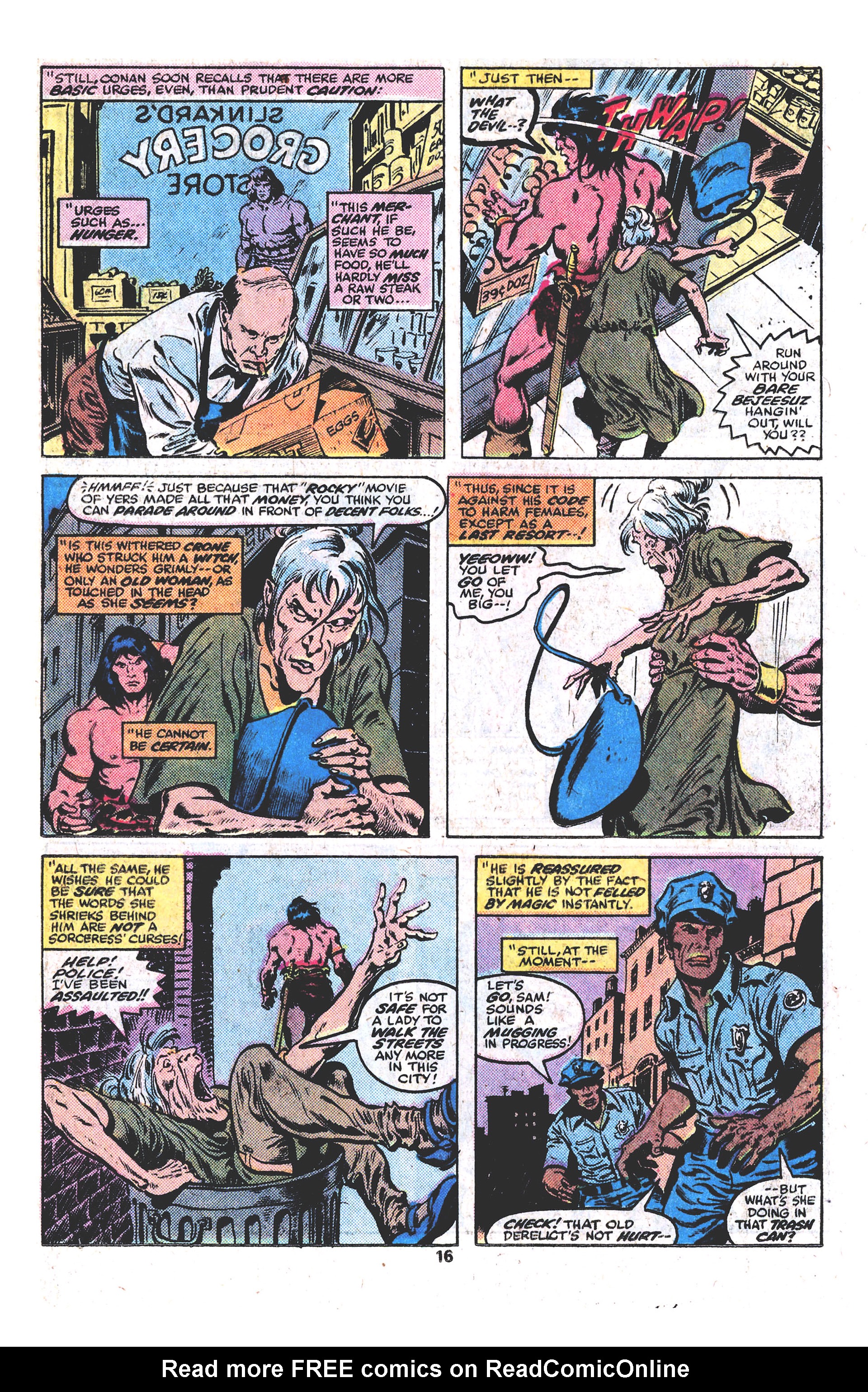 Read online What If? (1977) comic -  Issue #13 - Conan The Barbarian walked the Earth Today - 13