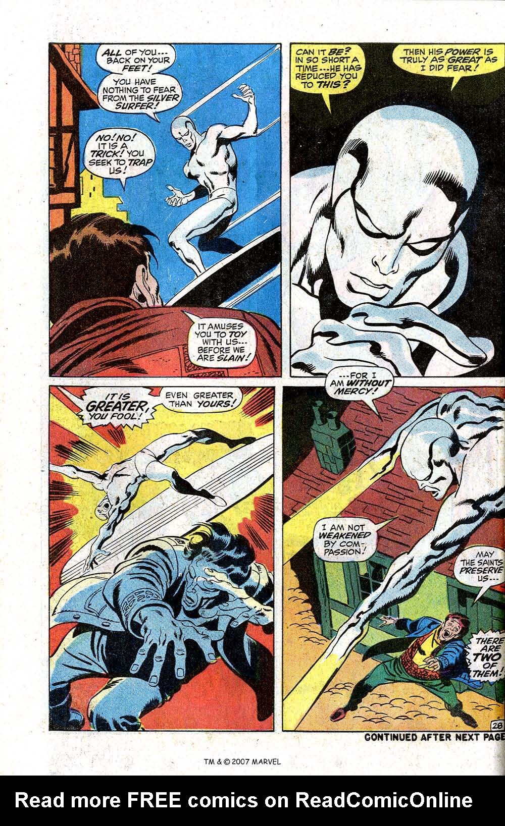 Read online Silver Surfer (1968) comic -  Issue #7 - 34