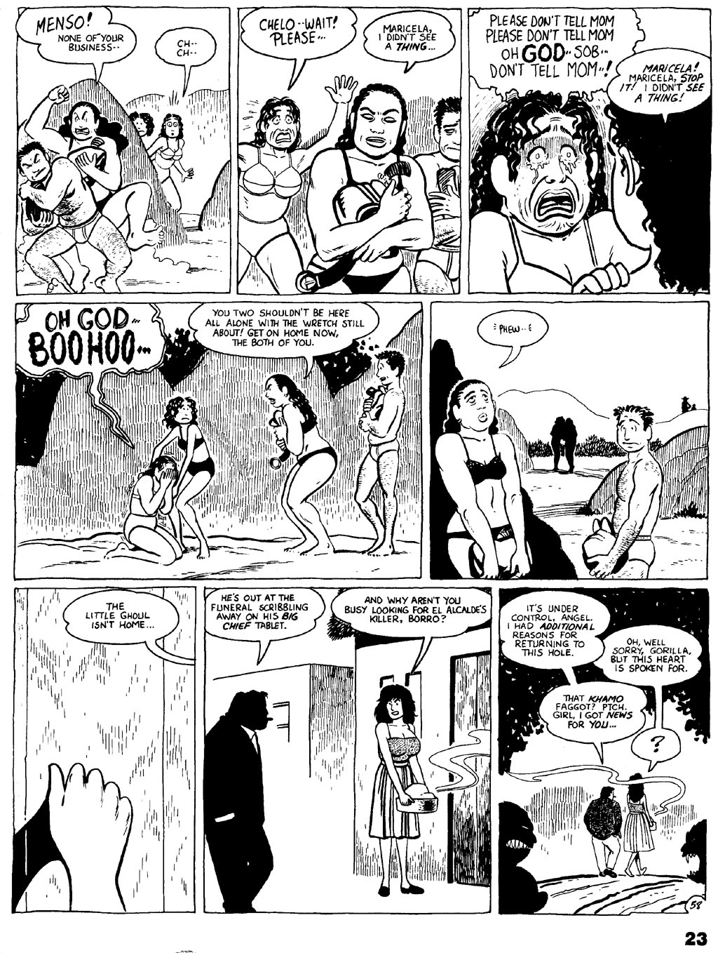 Read online Love and Rockets (1982) comic -  Issue #24 - 25