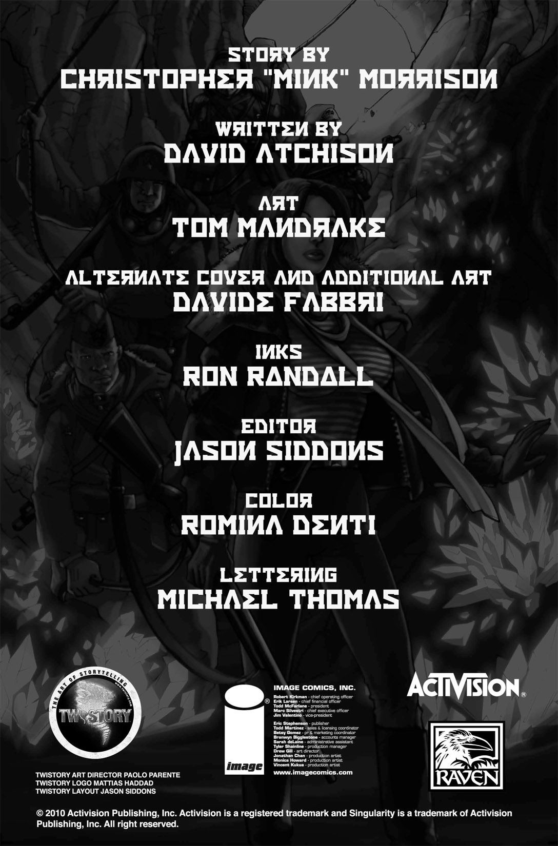 Read online Singularity comic -  Issue #1 - 2