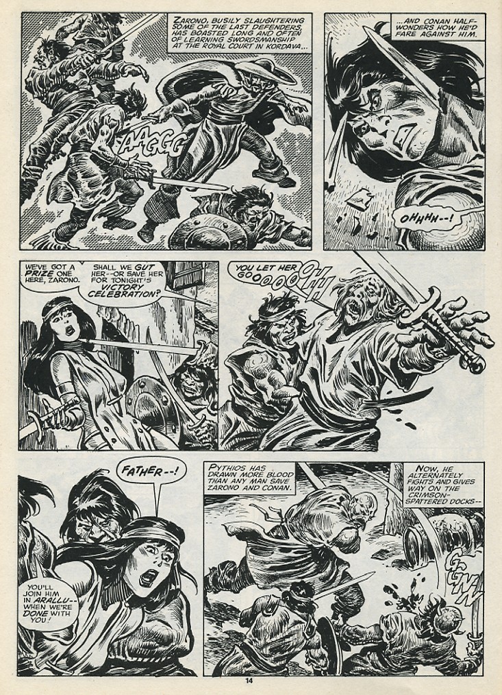 Read online The Savage Sword Of Conan comic -  Issue #199 - 16