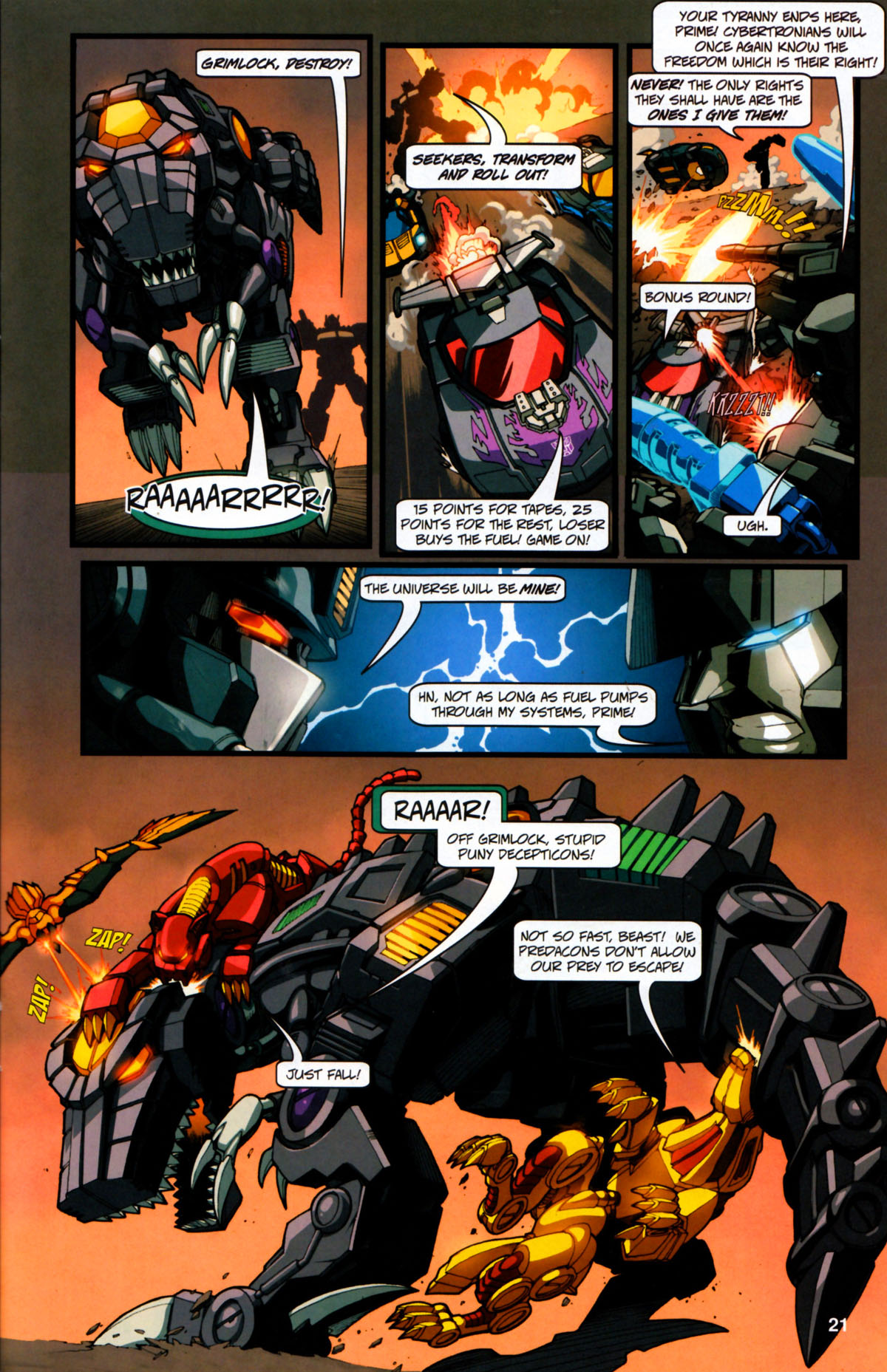 Read online Transformers: Timelines comic -  Issue #3 - 23