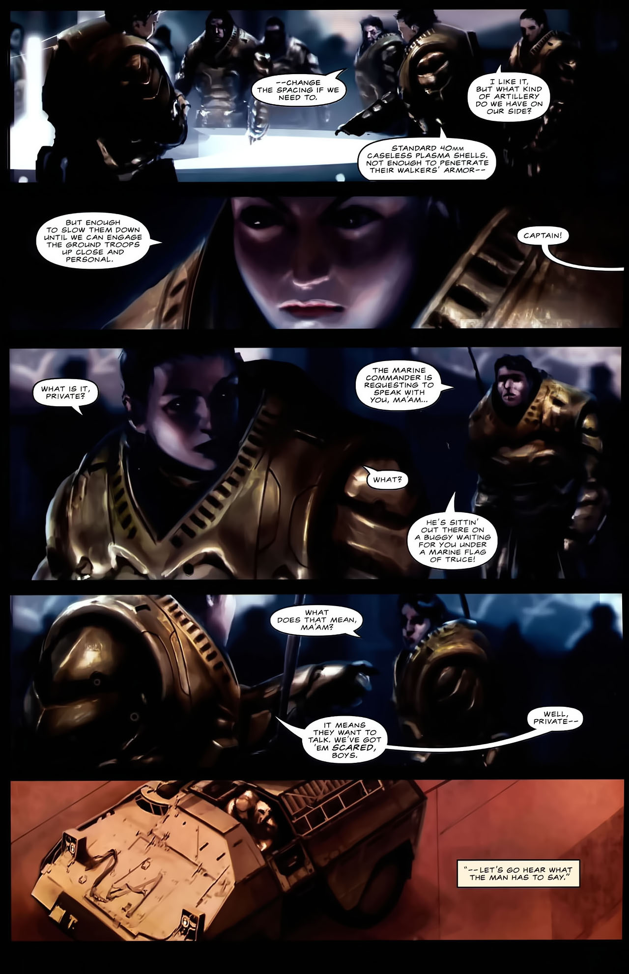 Read online Shrapnel: Aristeia Rising comic -  Issue #5 - 6