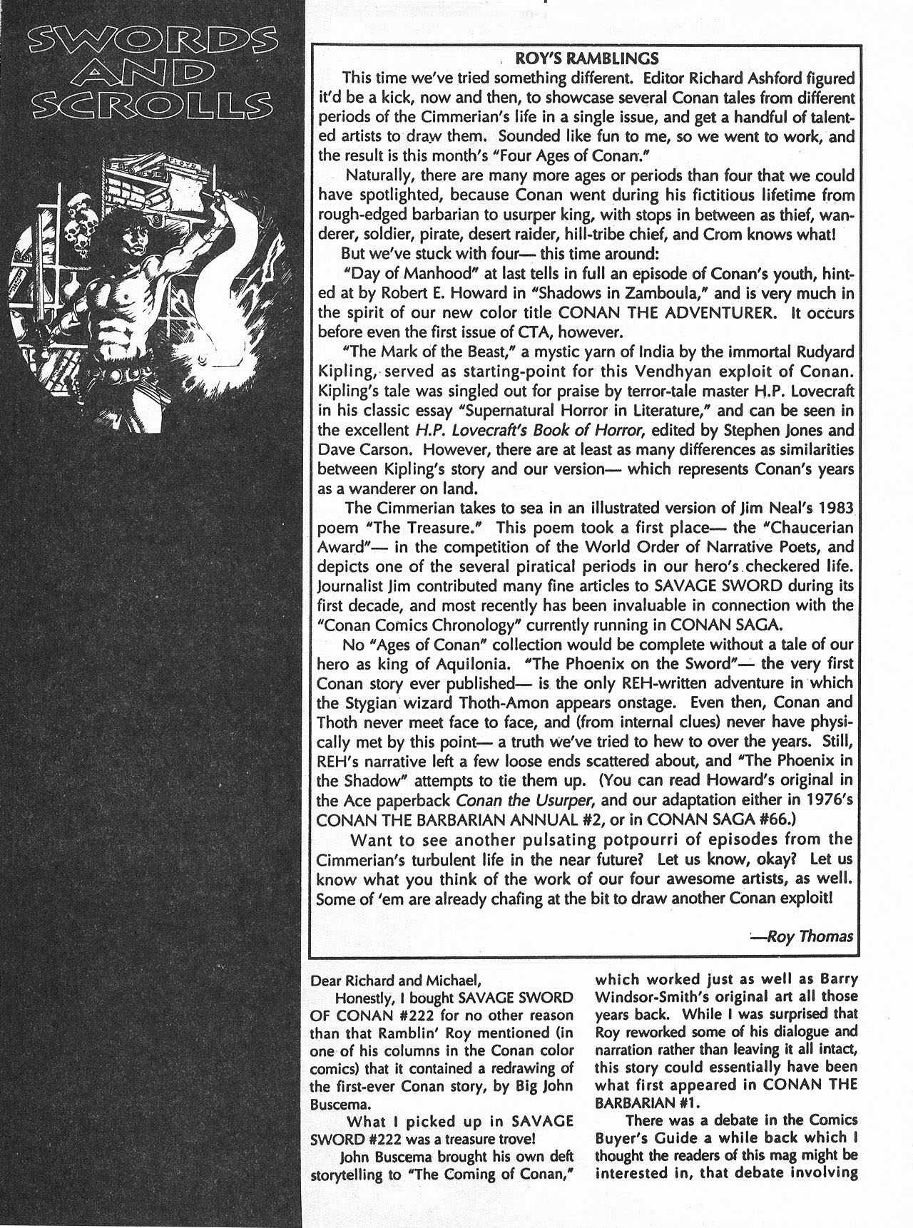 Read online The Savage Sword Of Conan comic -  Issue #227 - 63