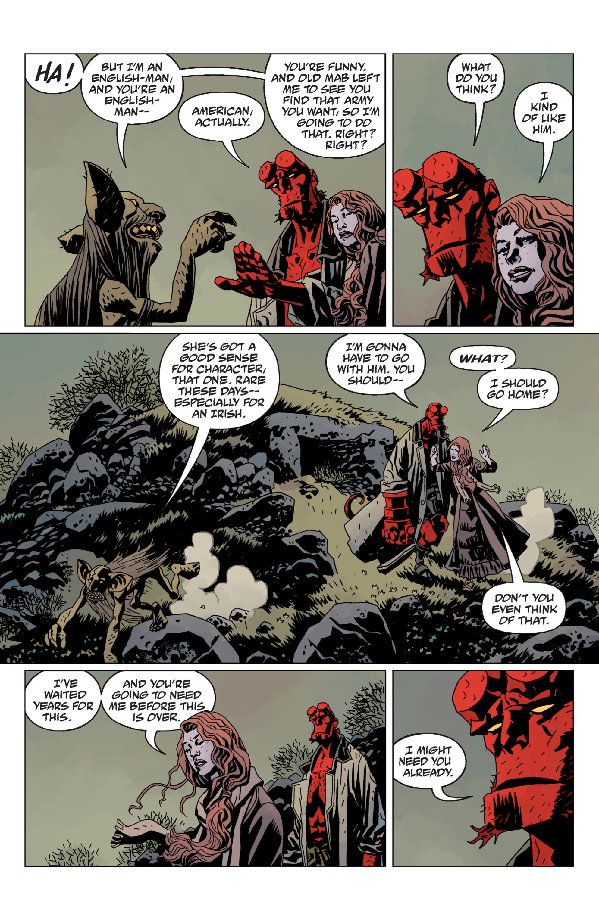 Read online Hellboy comic -  Issue #9 - 79