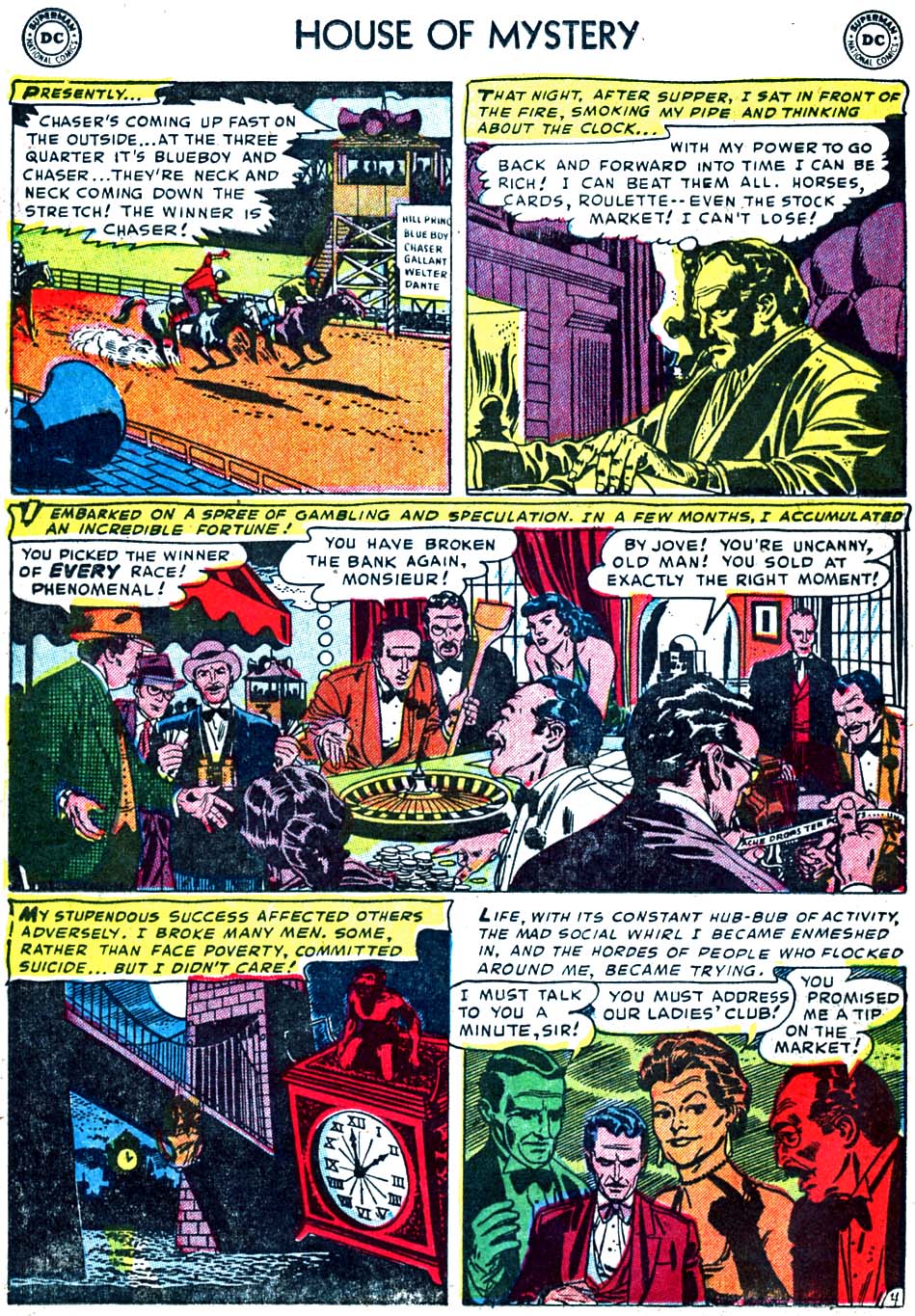 Read online House of Mystery (1951) comic -  Issue #11 - 14