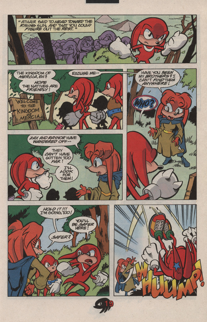 Read online Knuckles the Echidna comic -  Issue #11 - 27