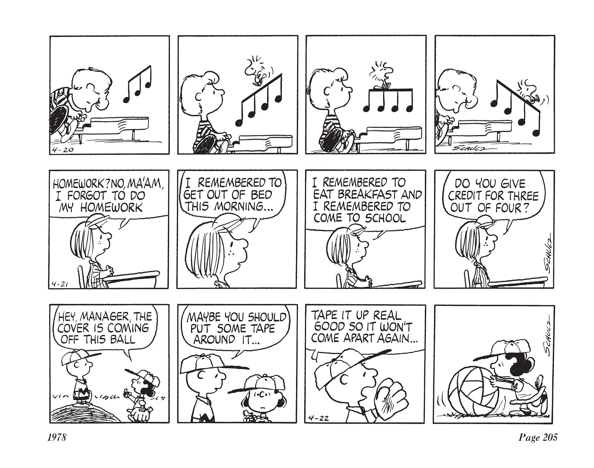 Read online The Complete Peanuts comic -  Issue # TPB 14 - 222
