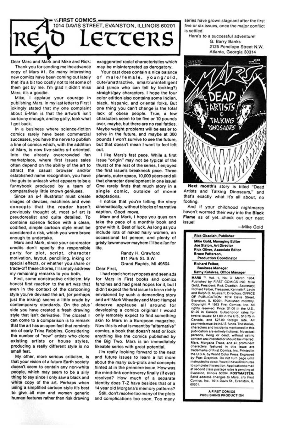 Read online Mars comic -  Issue #3 - 2