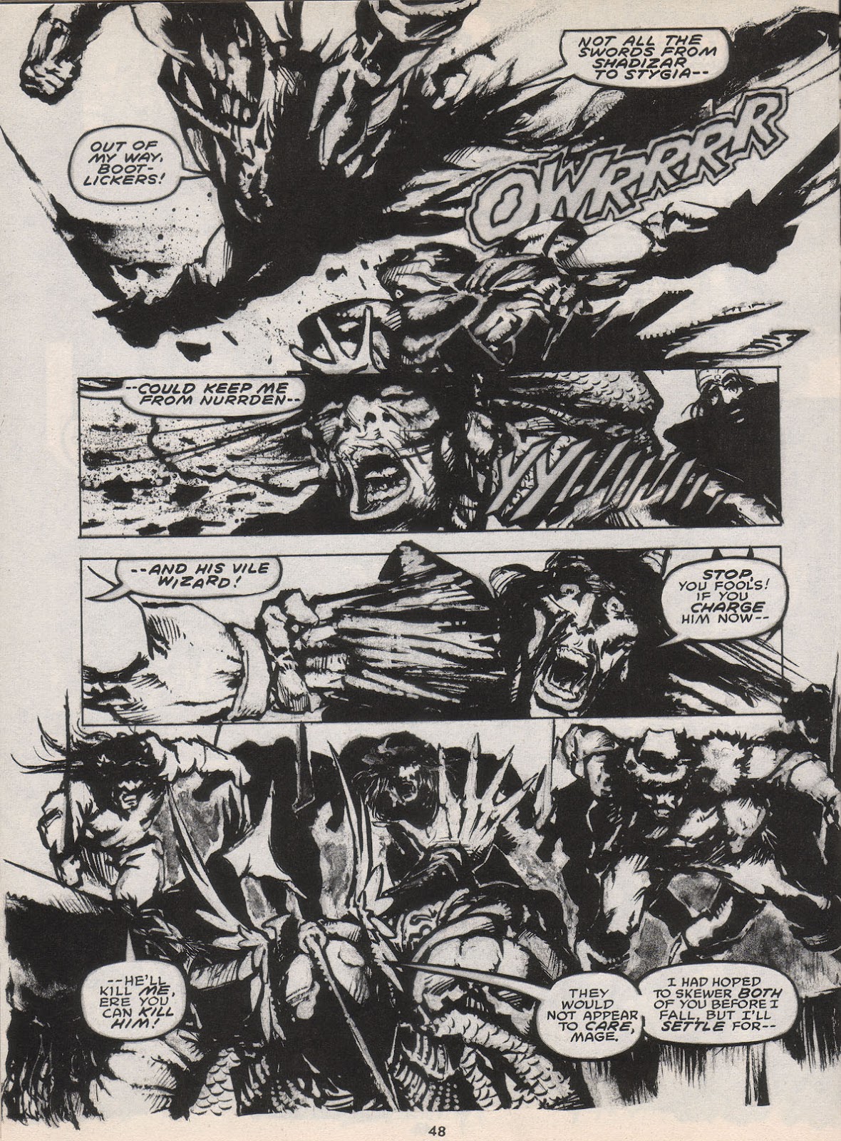 The Savage Sword Of Conan issue 222 - Page 49