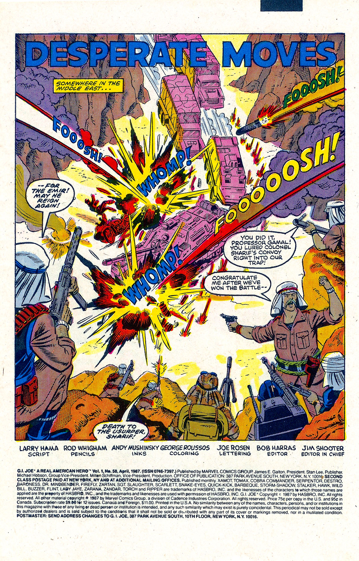 Read online G.I. Joe: A Real American Hero comic -  Issue #58 - 2
