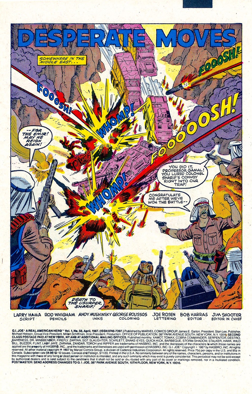 G.I. Joe: A Real American Hero issue 58 - Page 2