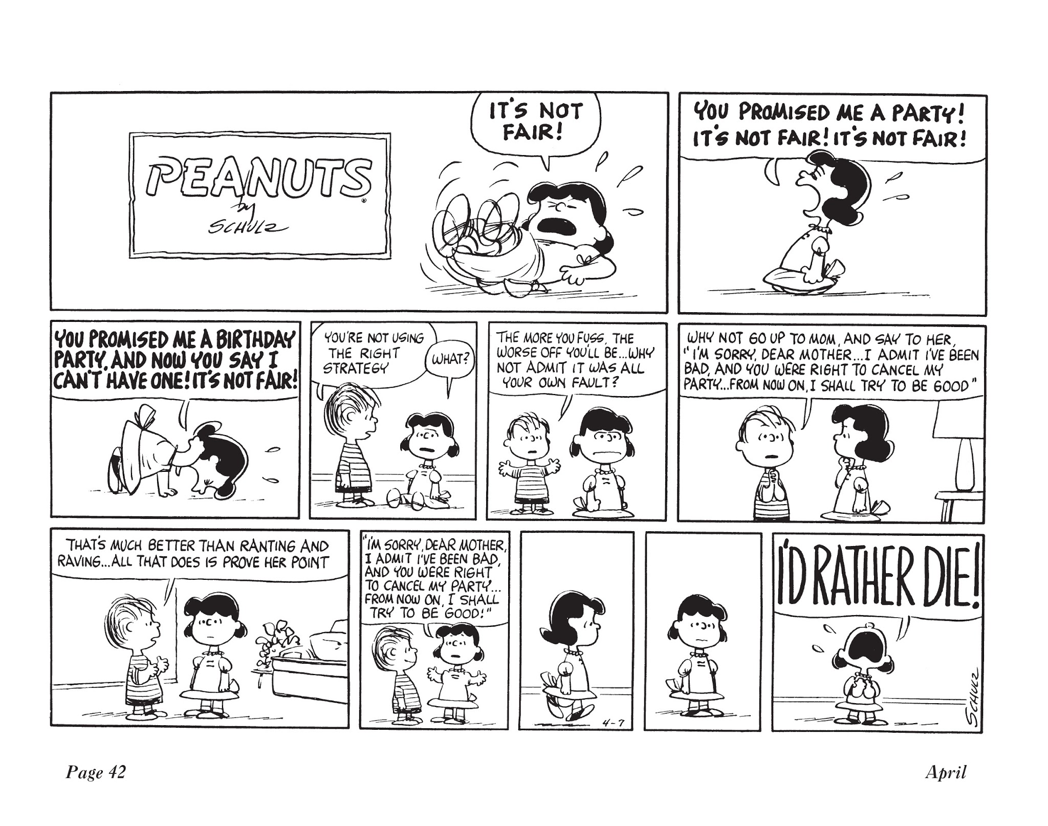 Read online The Complete Peanuts comic -  Issue # TPB 7 - 53