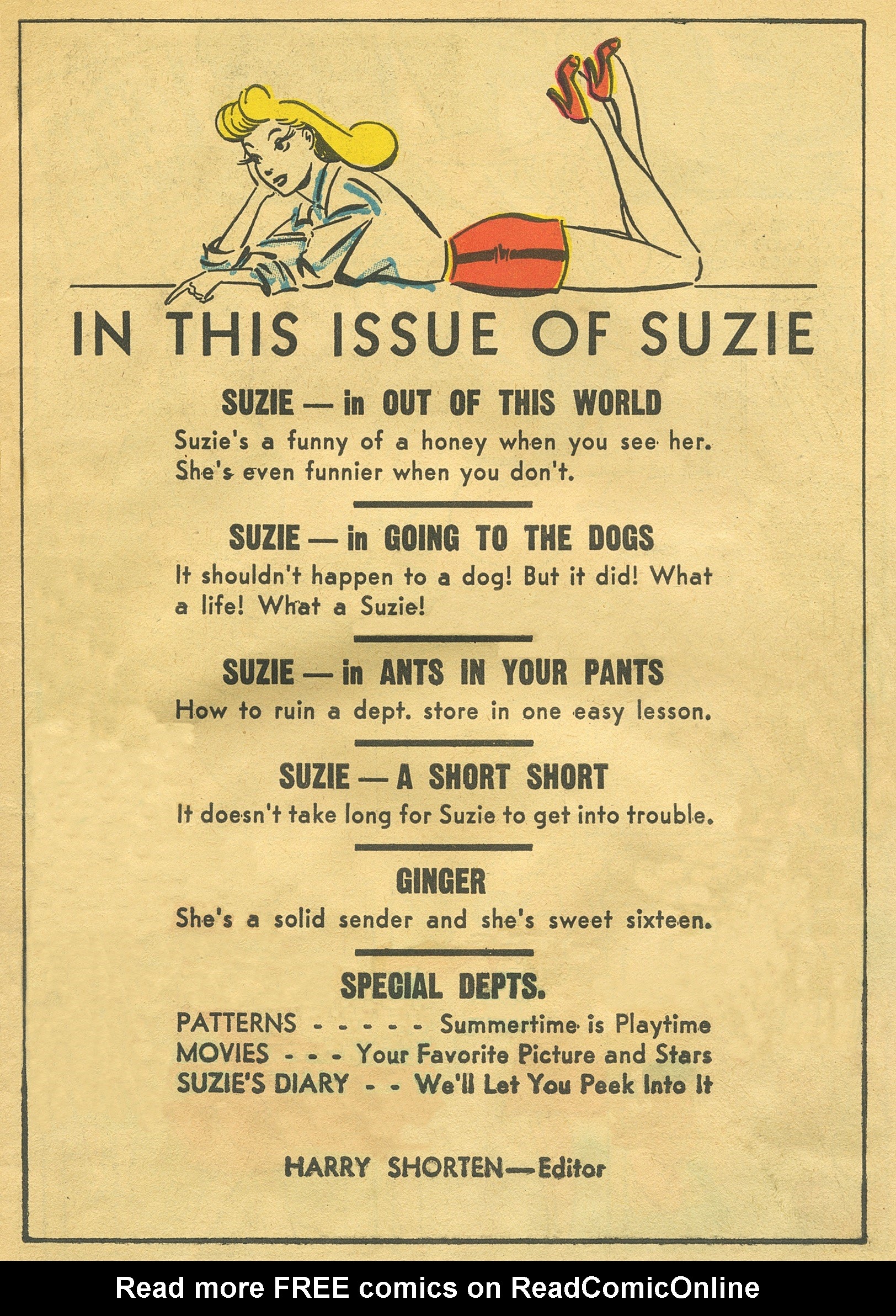 Read online Suzie Comics comic -  Issue #49 - 3