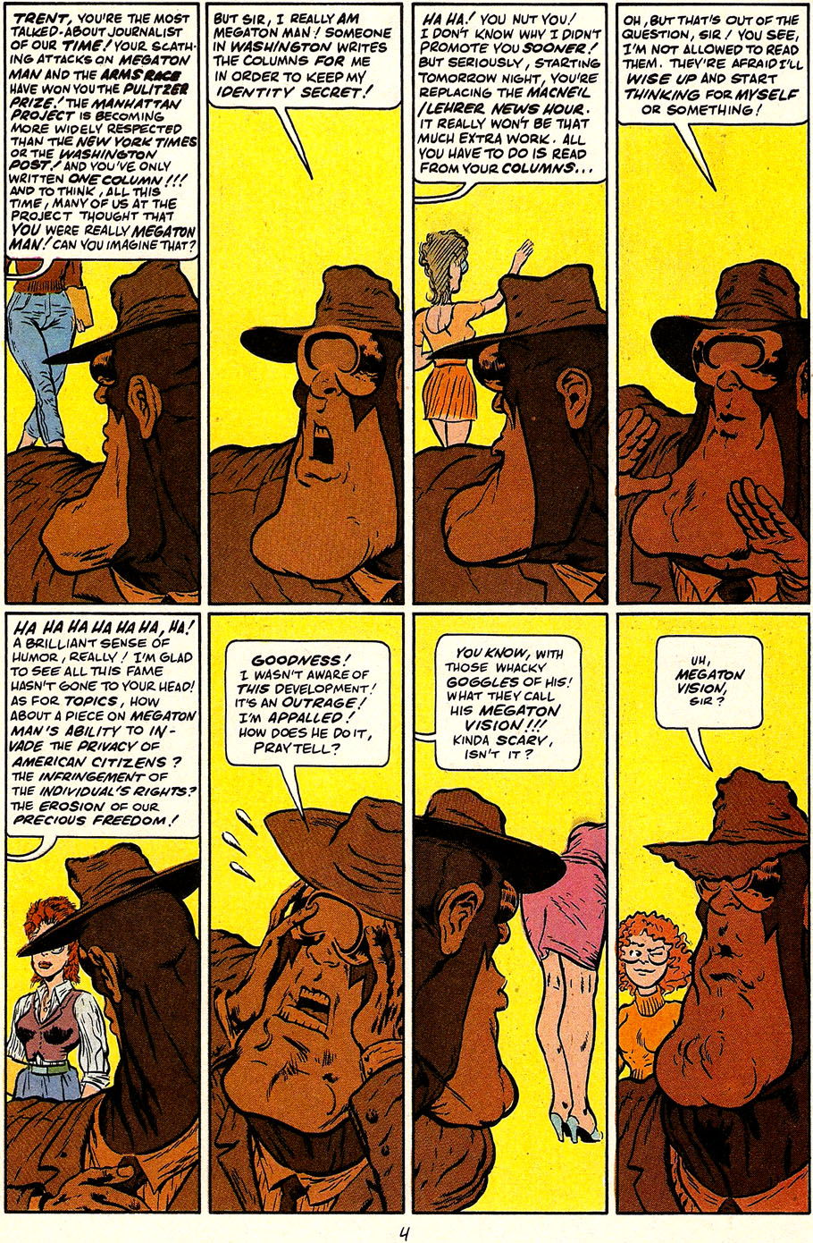 Read online Megaton Man comic -  Issue #4 - 6