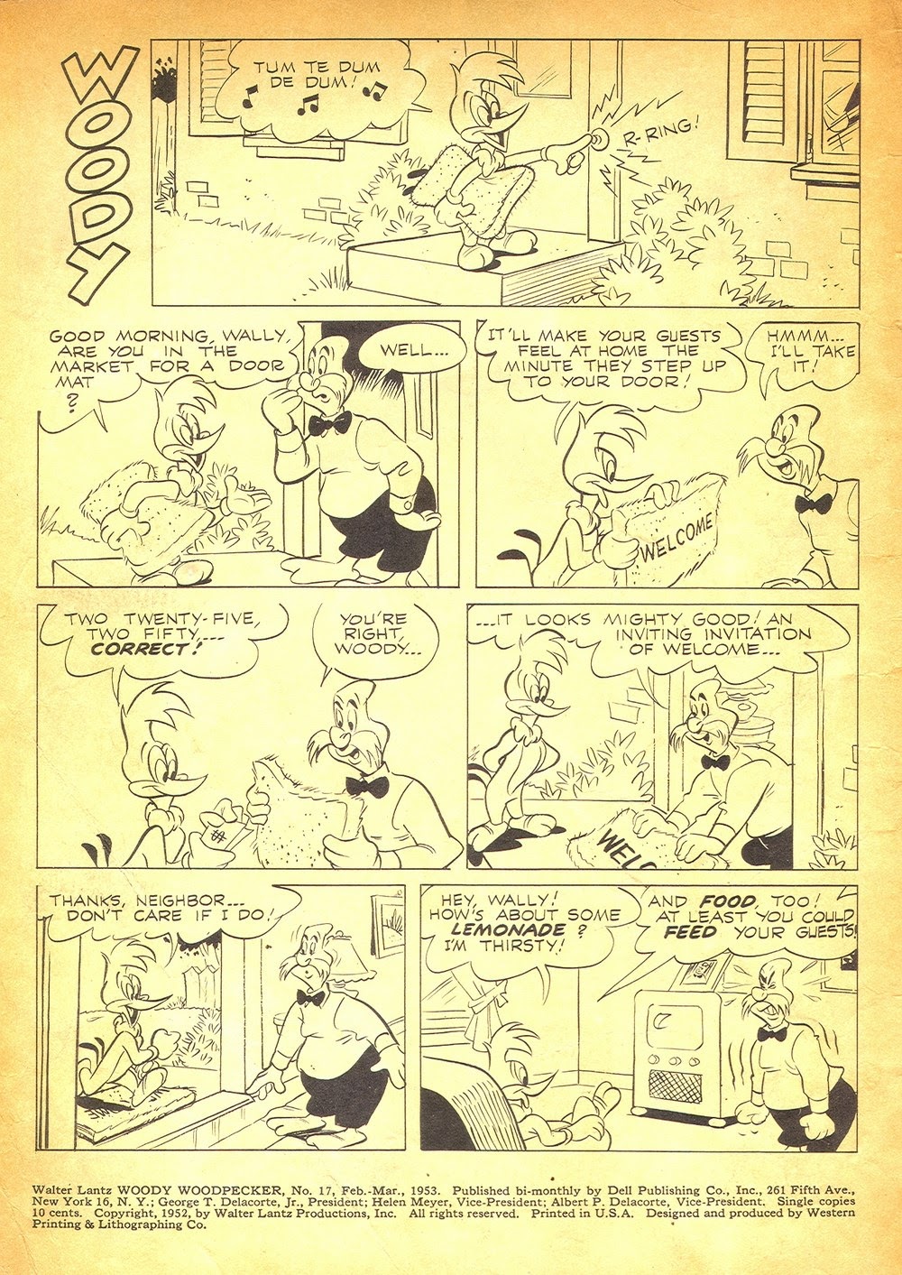 Read online Walter Lantz Woody Woodpecker (1952) comic -  Issue #17 - 2