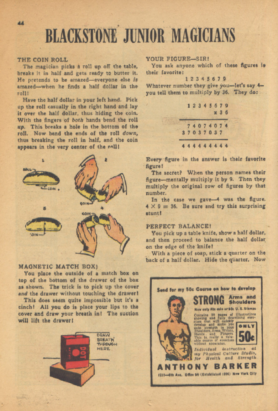 Read online Super-Magician Comics comic -  Issue #13 - 44