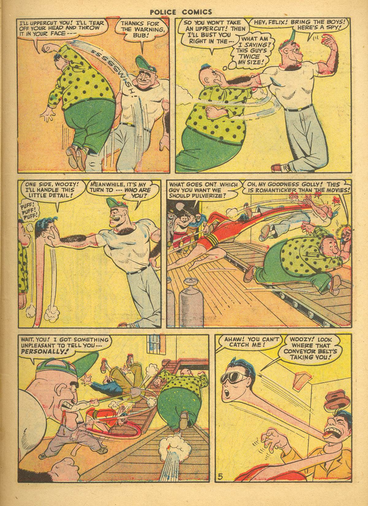 Read online Police Comics comic -  Issue #64 - 7