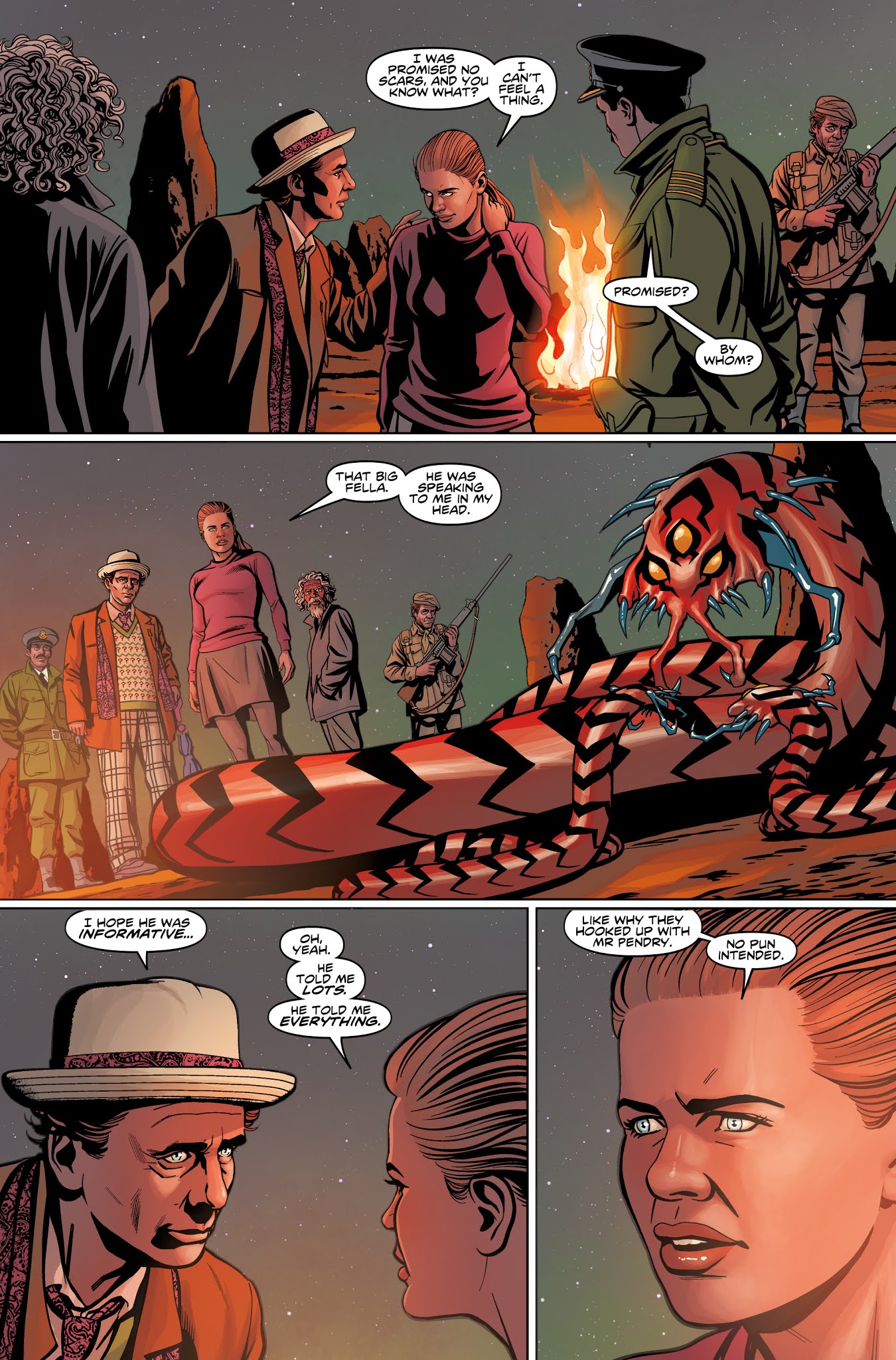 Read online Doctor Who: The Seventh Doctor: Operation Volcano comic -  Issue #3 - 10