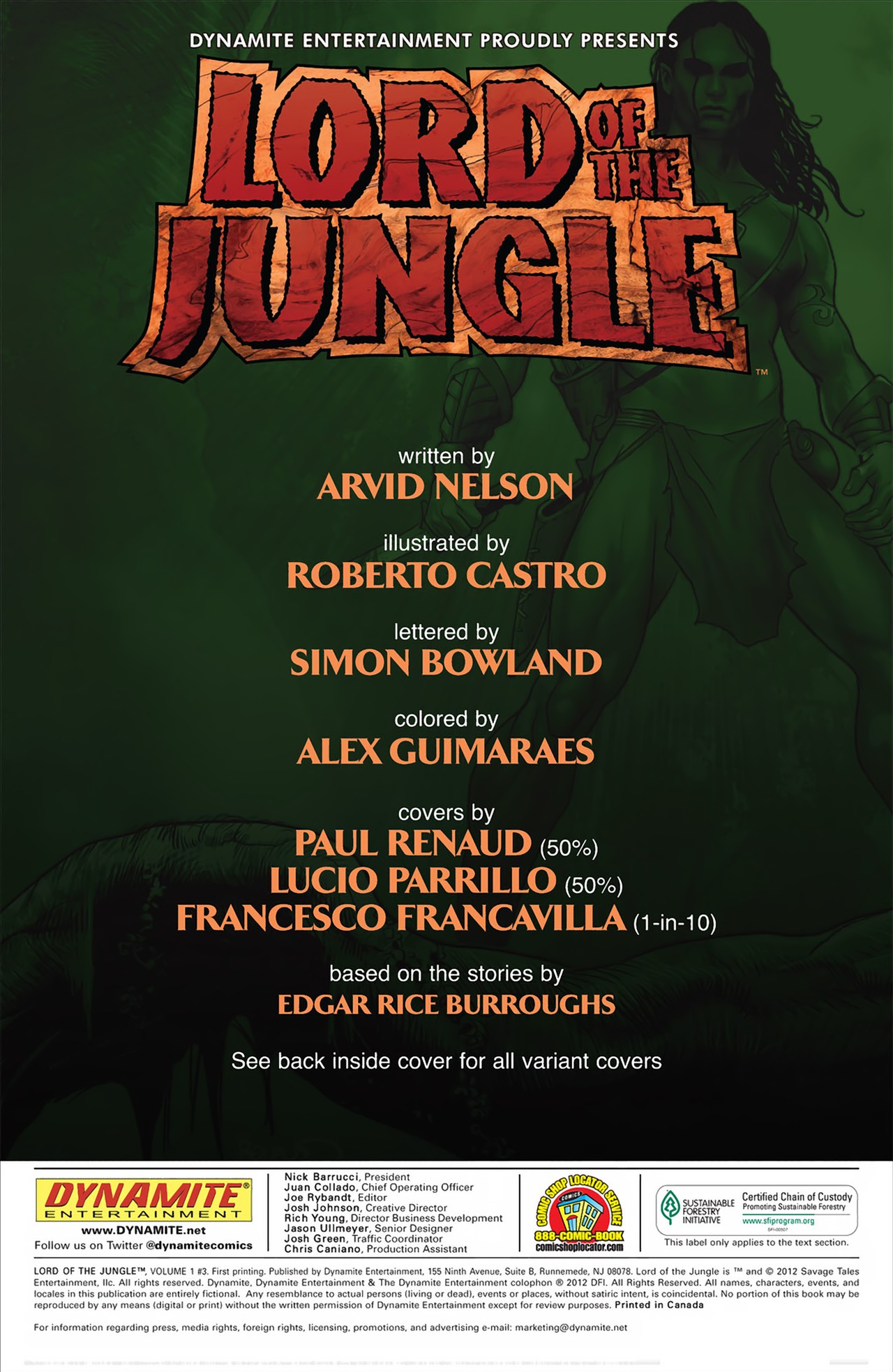 Read online Lord Of The Jungle (2012) comic -  Issue #3 - 3