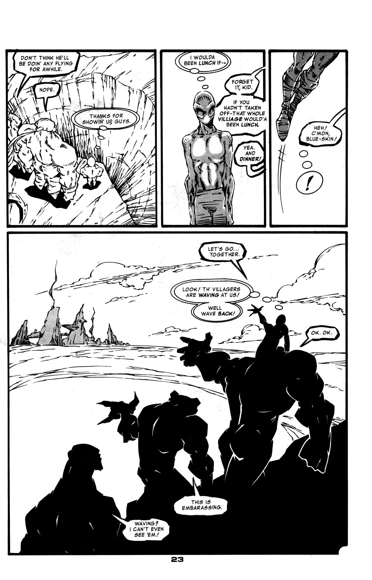 Read online Young Zen Intergalactic Ninja comic -  Issue #1 - 25