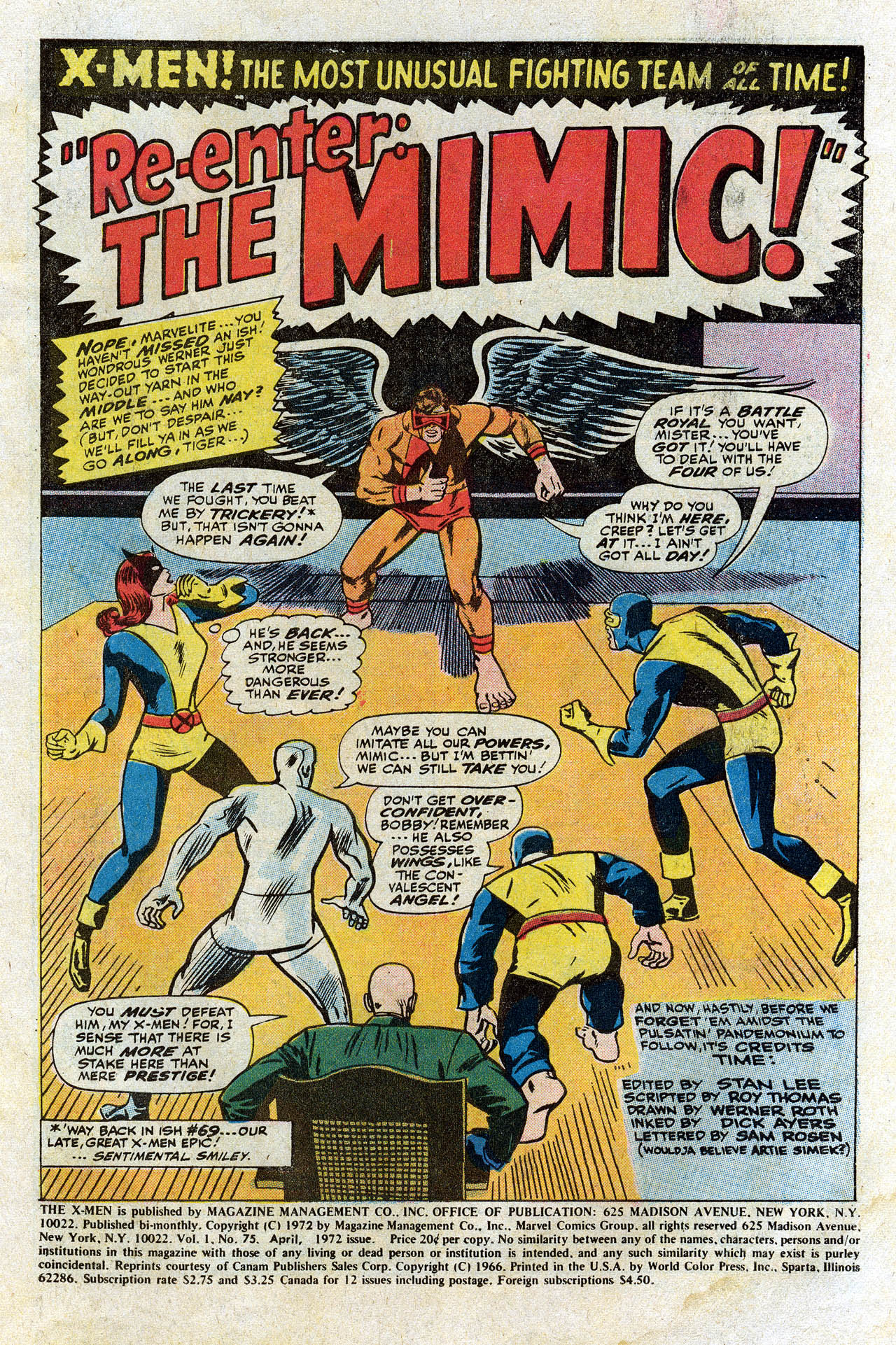Read online Uncanny X-Men (1963) comic -  Issue #75 - 3
