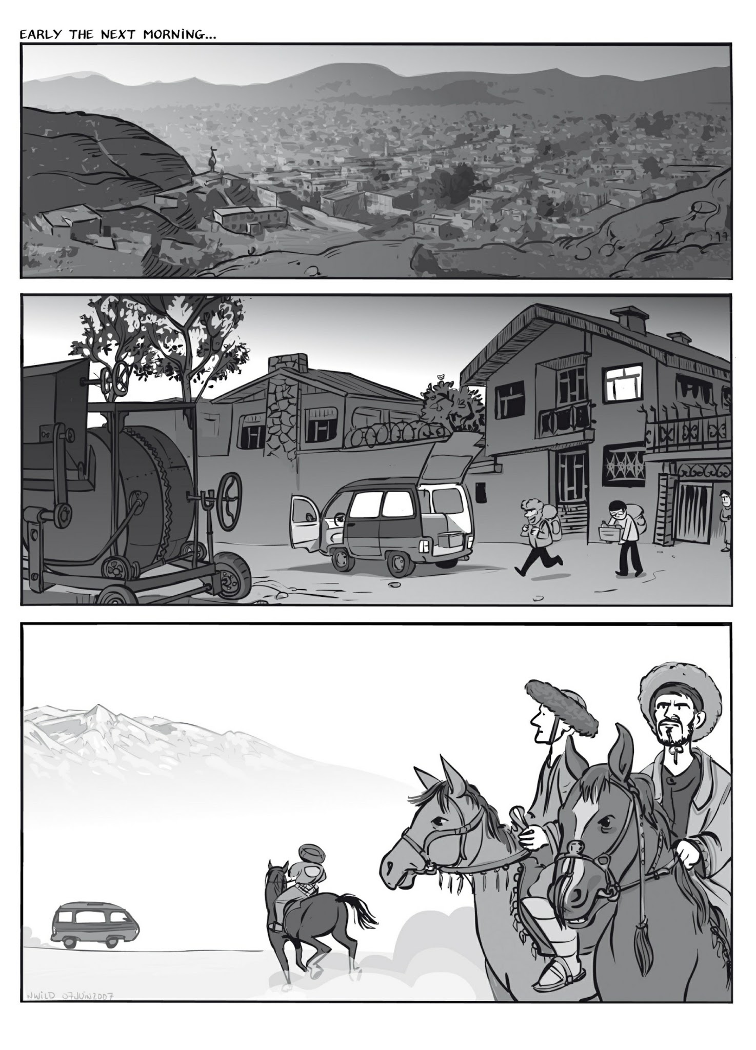 Read online Kabul Disco: How I Managed Not to be Abducted in Afghanistan comic -  Issue # TPB - 53