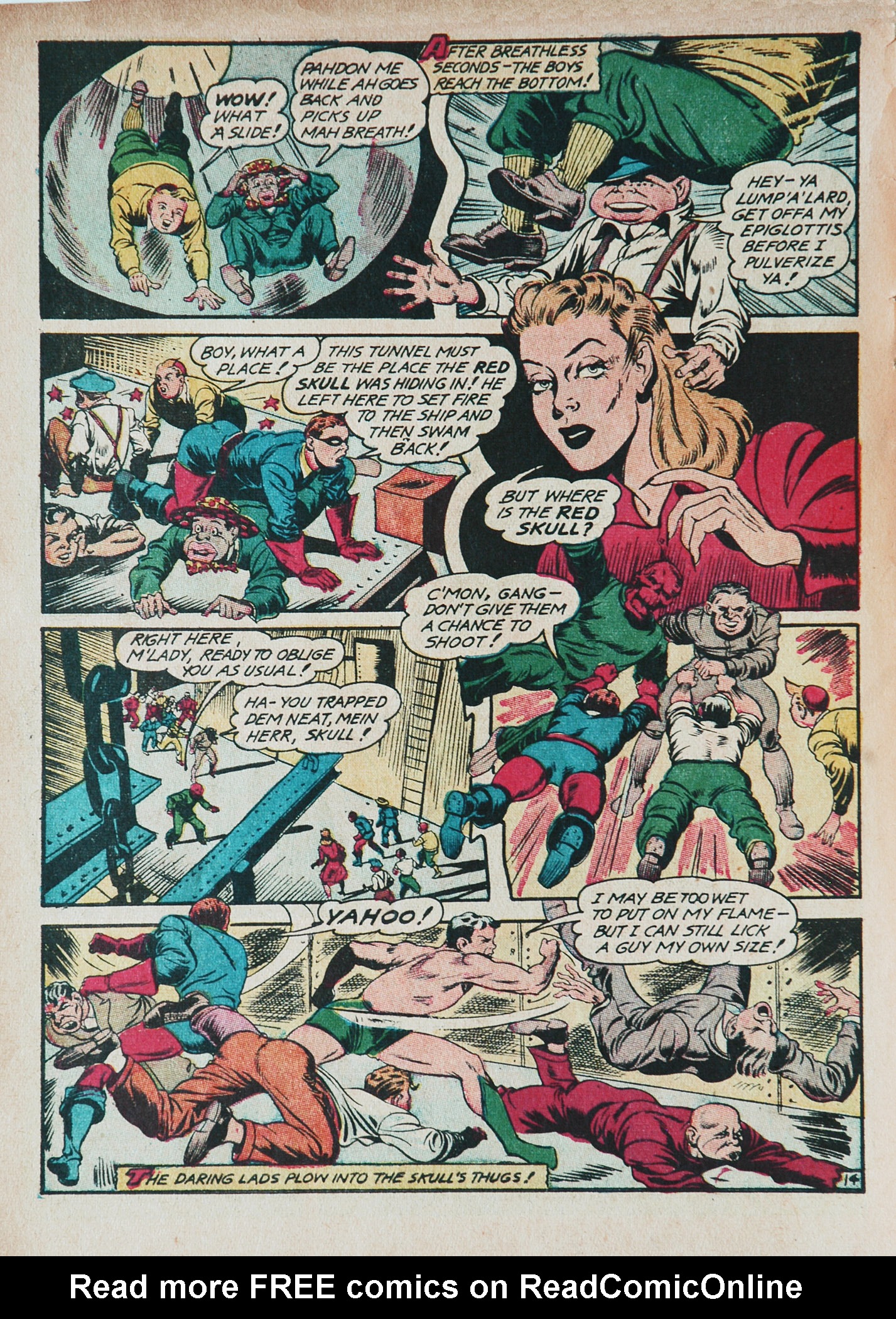 Read online Young Allies Comics comic -  Issue #4 - 16