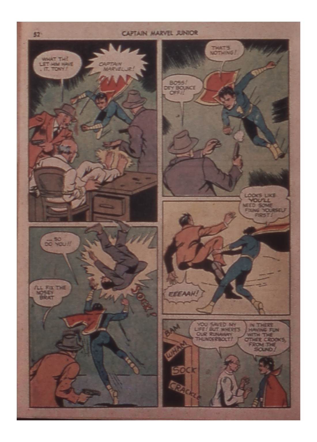 Read online Captain Marvel, Jr. comic -  Issue #7 - 52