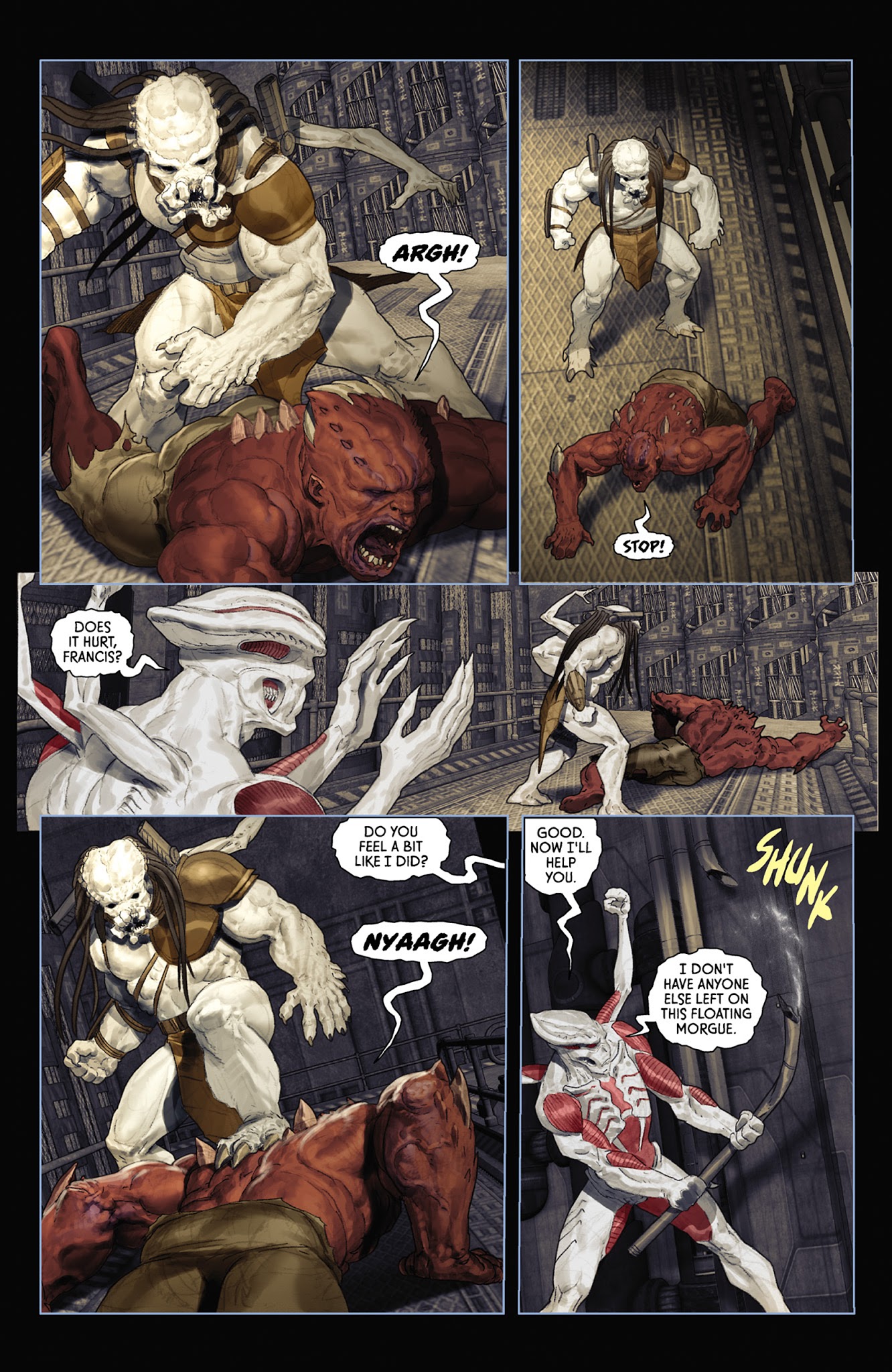 Read online Alien vs. Predator: Fire and Stone comic -  Issue #4 - 17