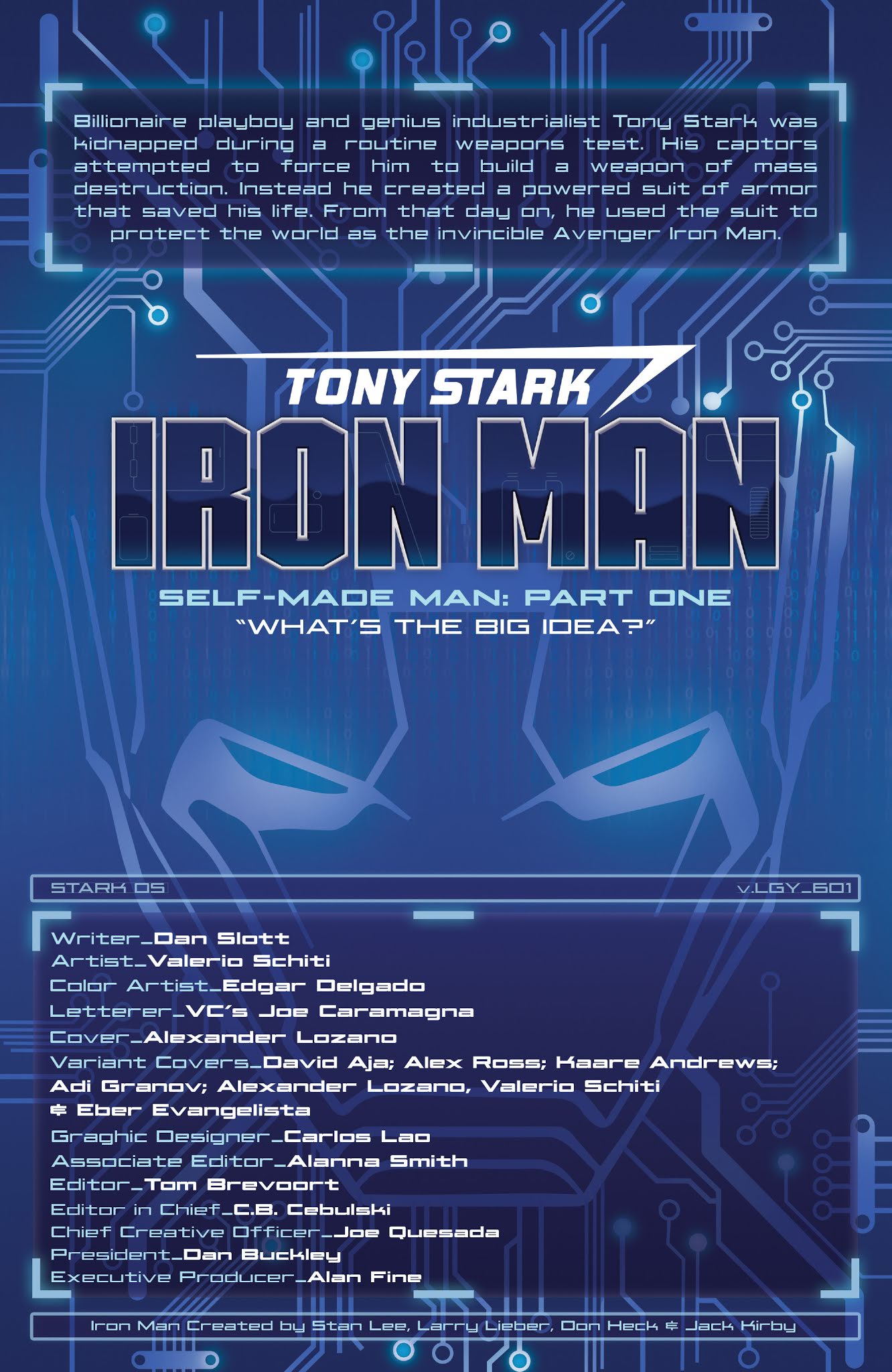 Read online Tony Stark: Iron Man comic -  Issue #1 - 2
