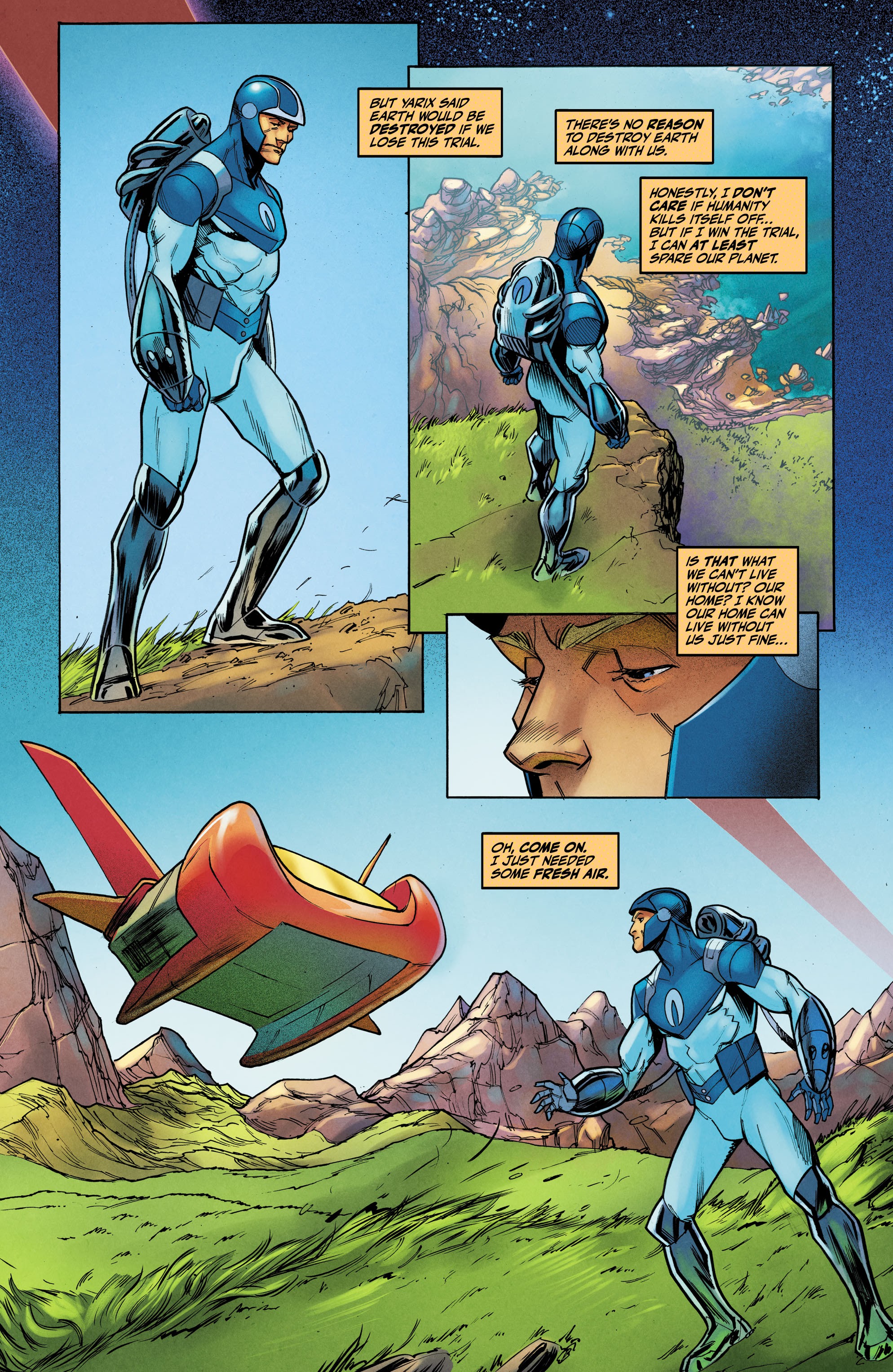 Read online The Blue Flame comic -  Issue #3 - 17