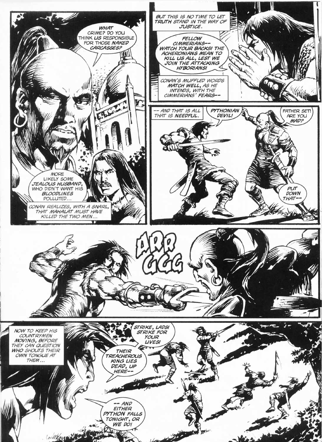 Read online The Savage Sword Of Conan comic -  Issue #230 - 17