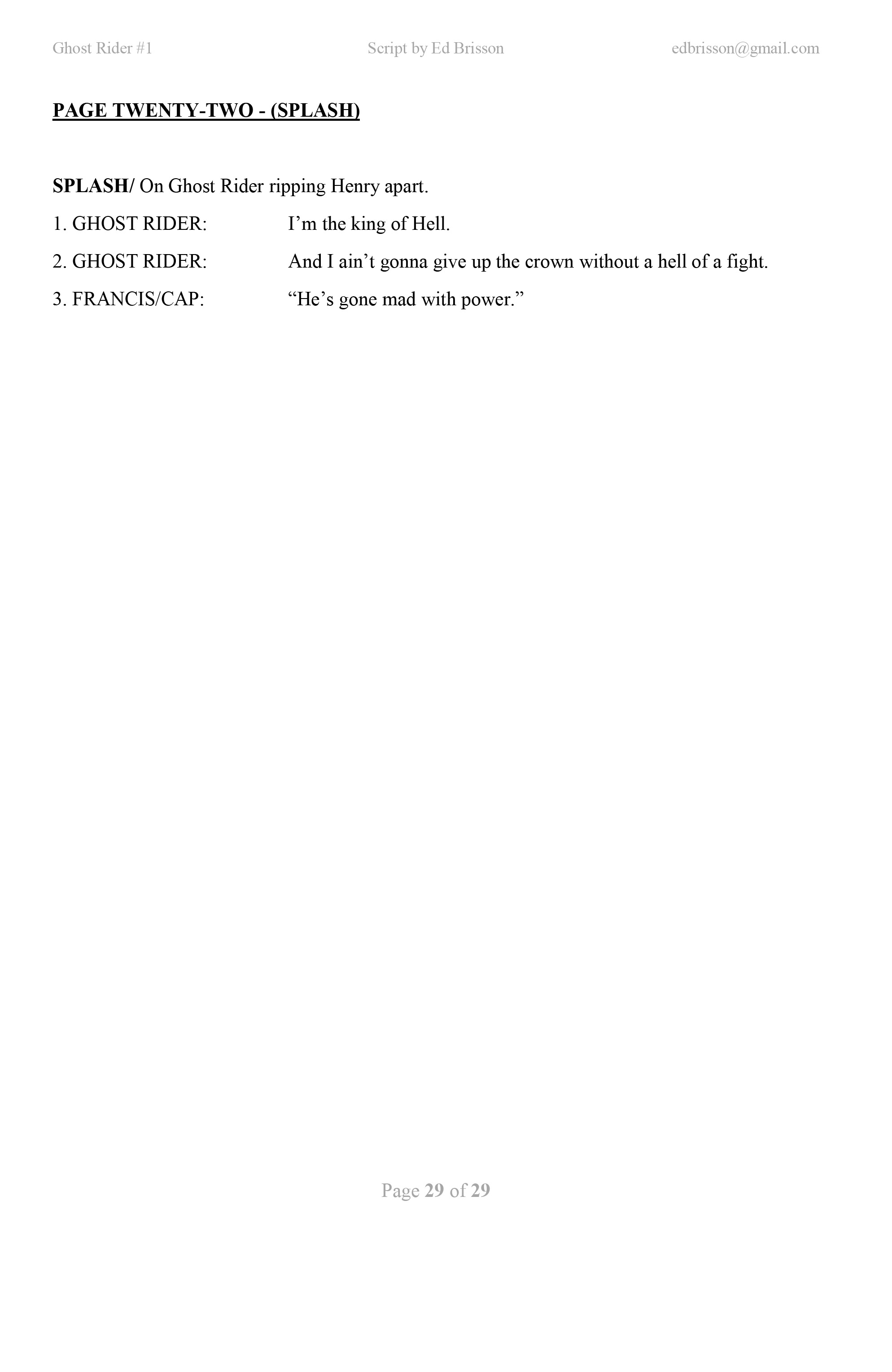 Read online Ghost Rider (2019) comic -  Issue # _Director's Cut - 72